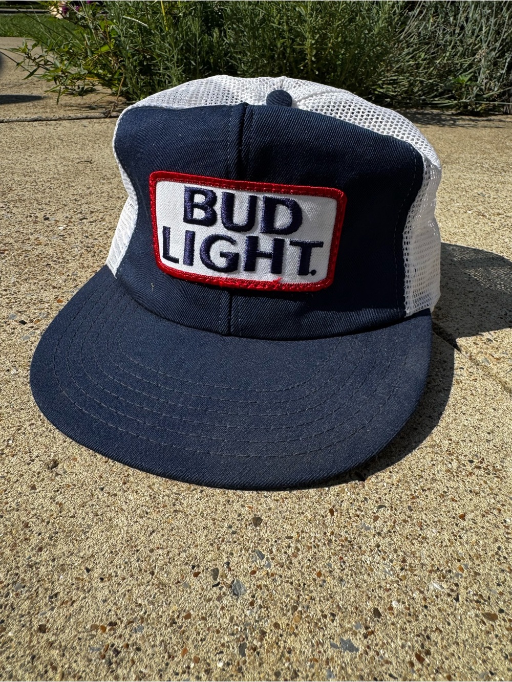 Vintage Bud Light Mesh Snapback Trucker Hat
